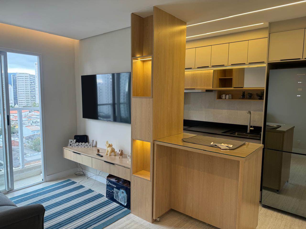 Apartamento 2 dormitórios mobiliado e vista andar alto – Square Residence - Imagem 9