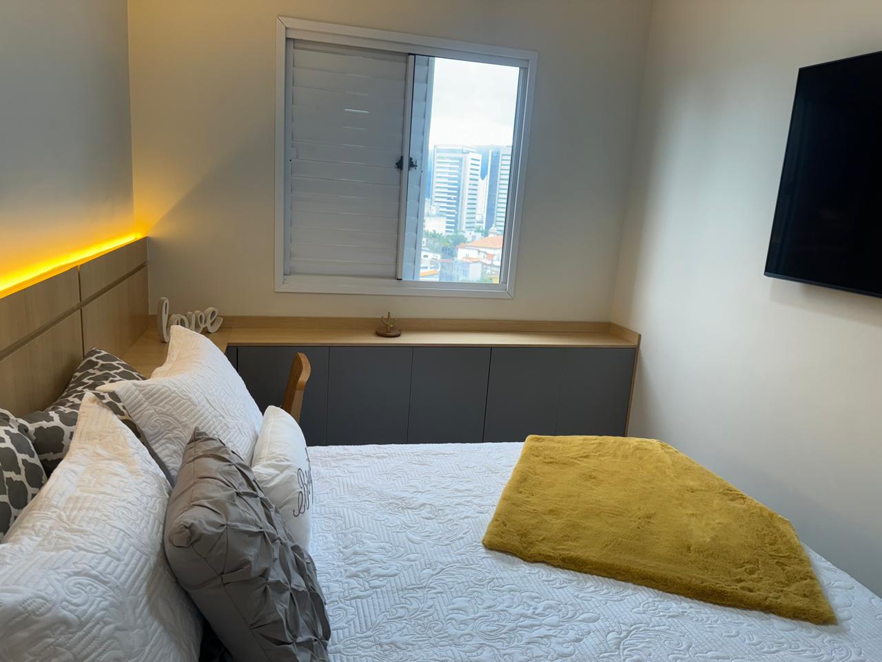 Apartamento 2 dormitórios mobiliado e vista andar alto – Square Residence - Imagem 13